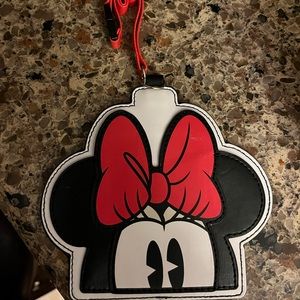 Disney Minnie mouse lanyard and badge holder